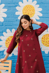 Best Selling - Amethyst - 2Pc Embroidered Dress