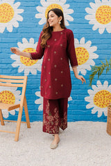 Best Selling - Amethyst - 2Pc Embroidered Dress