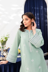 Winter - Opaline - 2Pc Embroidered Dress