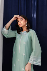 Winter - Opaline - 2Pc Embroidered Dress