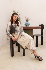 Best Selling - Frost - 2Pc Embroidered Dress