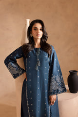Best Selling - Agean Sea - 2Pc Embroidered Dress