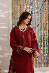 Winter - Areena - 2Pc Embroidered Dress