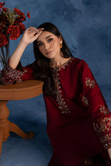 Best Selling - Cherry Charm - 2Pc Embroidered Dress
