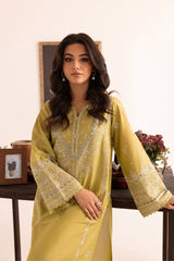 Winter - Jade - 2Pc Embroidered Dress