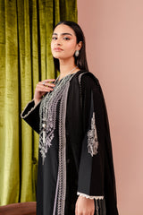 Winter - Ruth - 3Pc Embroidered Dress