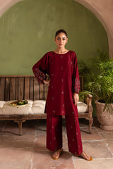 Winter - Stark - 2Pc Embroidered Dress