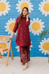 Best Selling - Amethyst - 2Pc Embroidered Dress