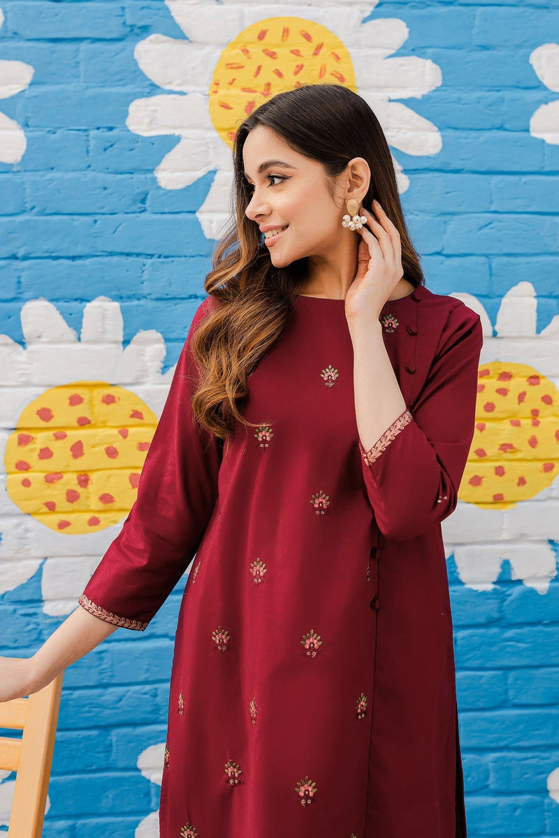 Best Selling - Amethyst - 2Pc Embroidered Dress