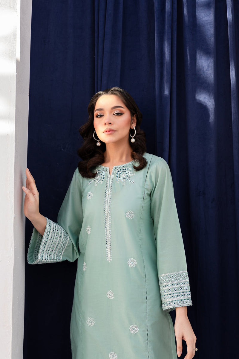 Winter - Opaline - 2Pc Embroidered Dress