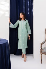 Winter - Opaline - 2Pc Embroidered Dress
