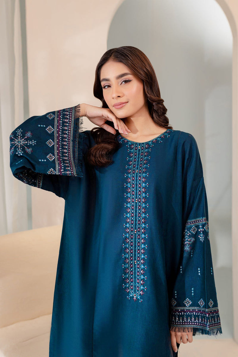 Winter - Best Selling - Sooya - 2Pc Embroidered Dress