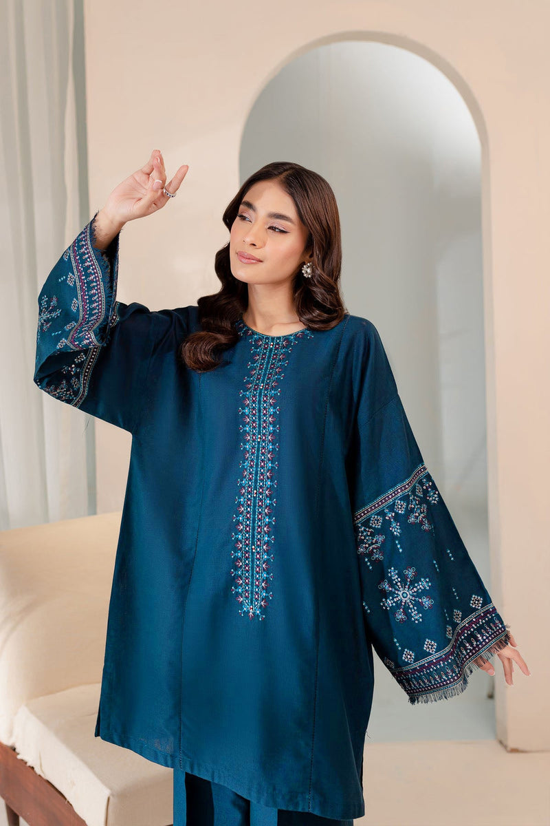 Winter - Best Selling - Sooya - 2Pc Embroidered Dress