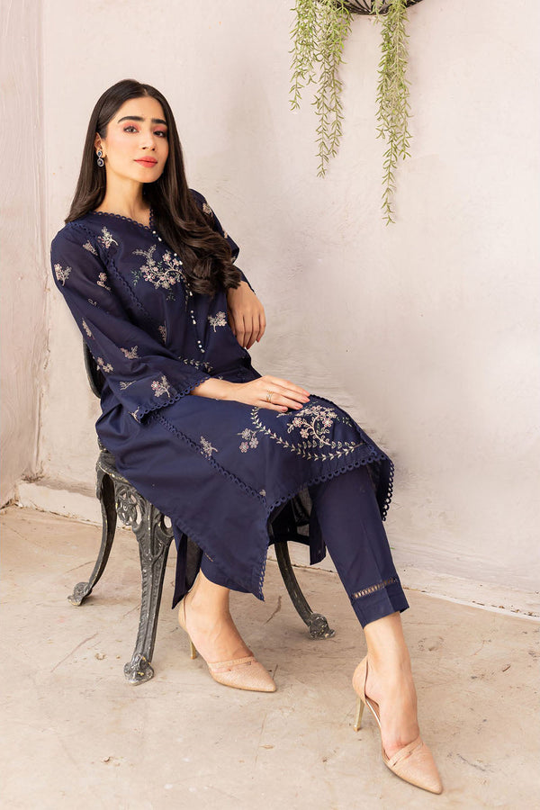 Winter - Noorah - 2Pc Embroidered Dress