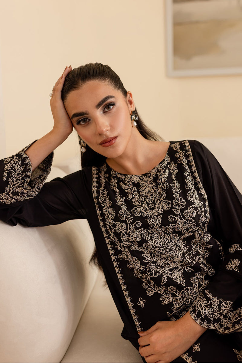 Winter - Ace - 3Pc Embroidered Dress