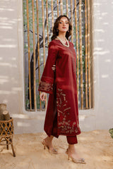 Winter - Areena - 2Pc Embroidered Dress