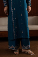 Winter - Blue Twinkle - 3Pc Embroidered Dress