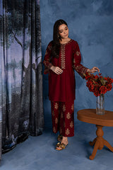 Best Selling - Cherry Charm - 2Pc Embroidered Dress