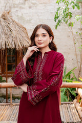 Winter - Cosmo - 2Pc Embroidered Dress