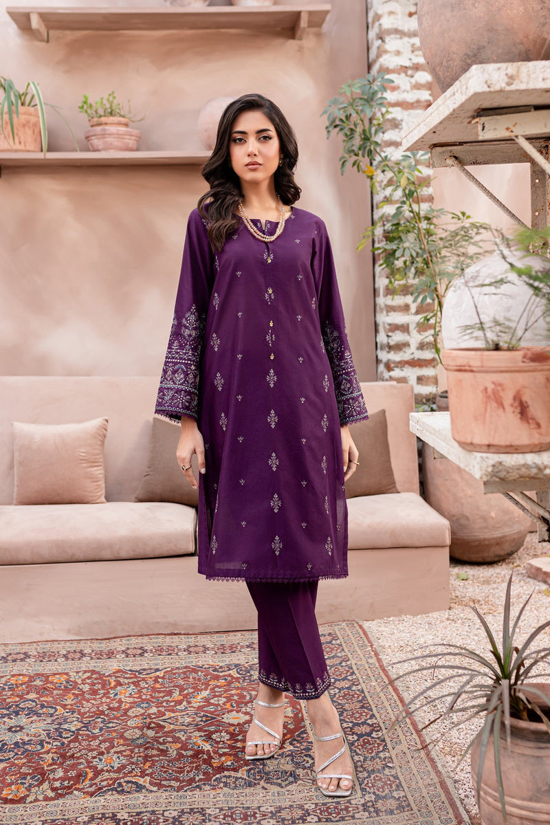 Winter - Eminence - 2Pc Embroidered Dress