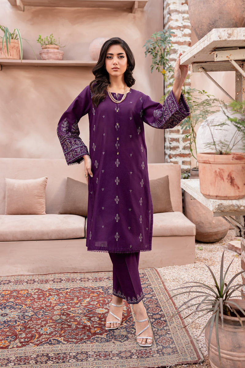 Winter - Eminence - 2Pc Embroidered Dress