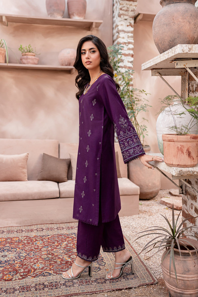 Winter - Eminence - 2Pc Embroidered Dress