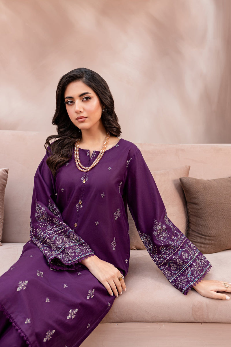 Winter - Eminence - 2Pc Embroidered Dress