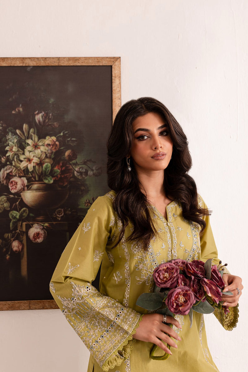 Winter - Jade - 2Pc Embroidered Dress