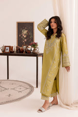 Winter - Jade - 2Pc Embroidered Dress