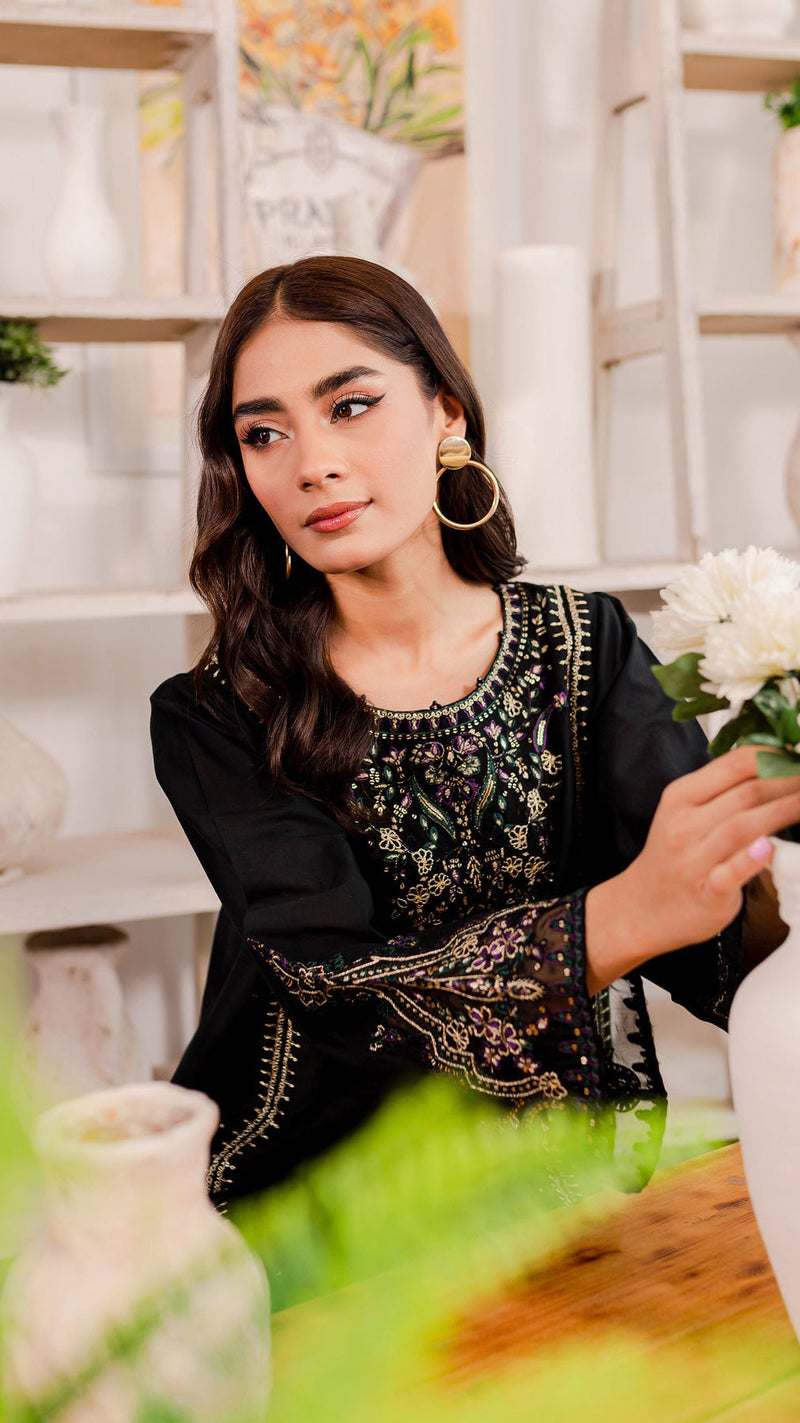 Winter - Marquise - 2Pc Embroidered Dress