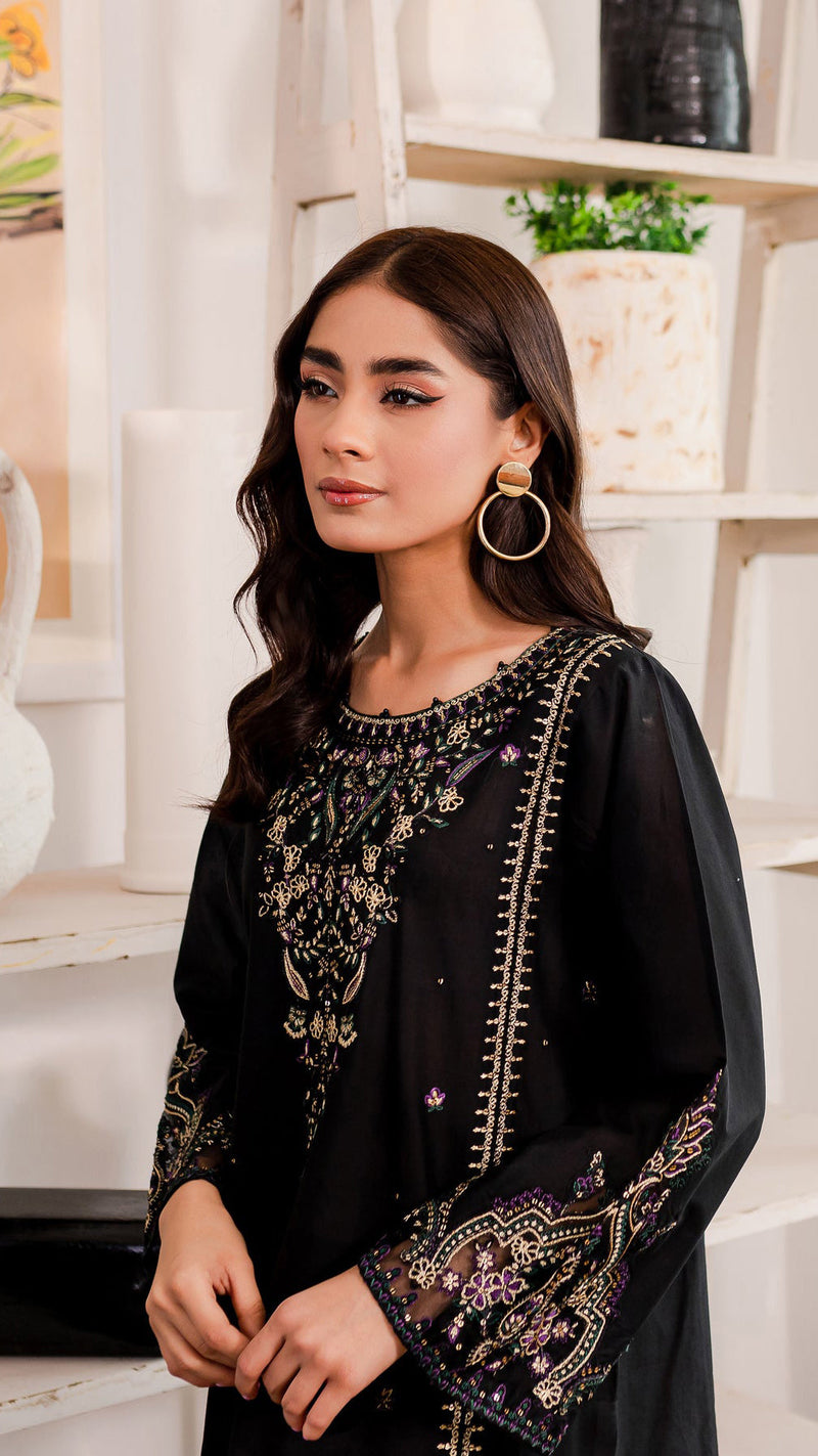 Winter - Marquise - 2Pc Embroidered Dress