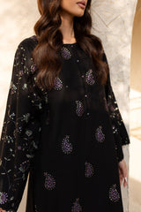 Winter - Midnight Mosaic - 2Pc Embroidered Dress