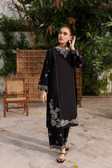 Winter - Nashwa - 2Pc Embroidered Dress