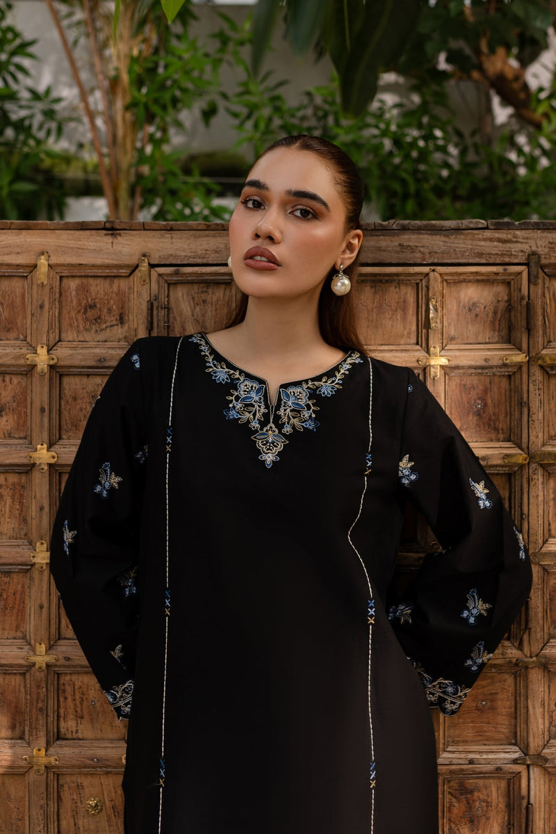 Winter - Nashwa - 2Pc Embroidered Dress