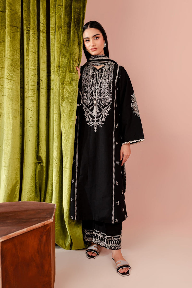 Winter - Ruth - 3Pc Embroidered Dress