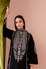 Winter - Ruth - 3Pc Embroidered Dress