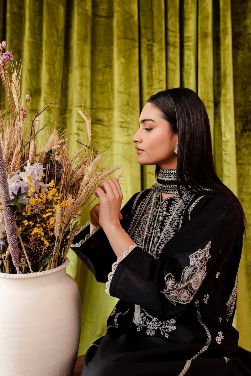 Winter - Ruth - 3Pc Embroidered Dress