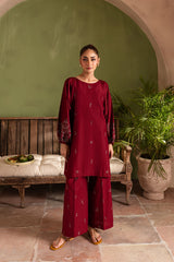 Winter - Stark - 2Pc Embroidered Dress