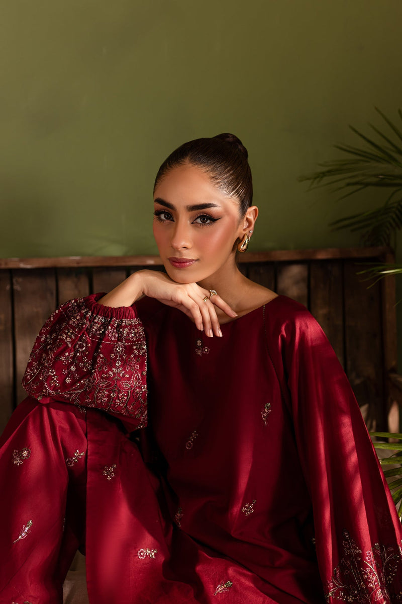 Winter - Stark - 2Pc Embroidered Dress