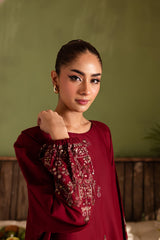 Winter - Stark - 2Pc Embroidered Dress