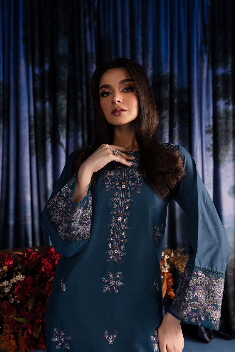 Winter - Zoe - 2Pc Embroidered Dress