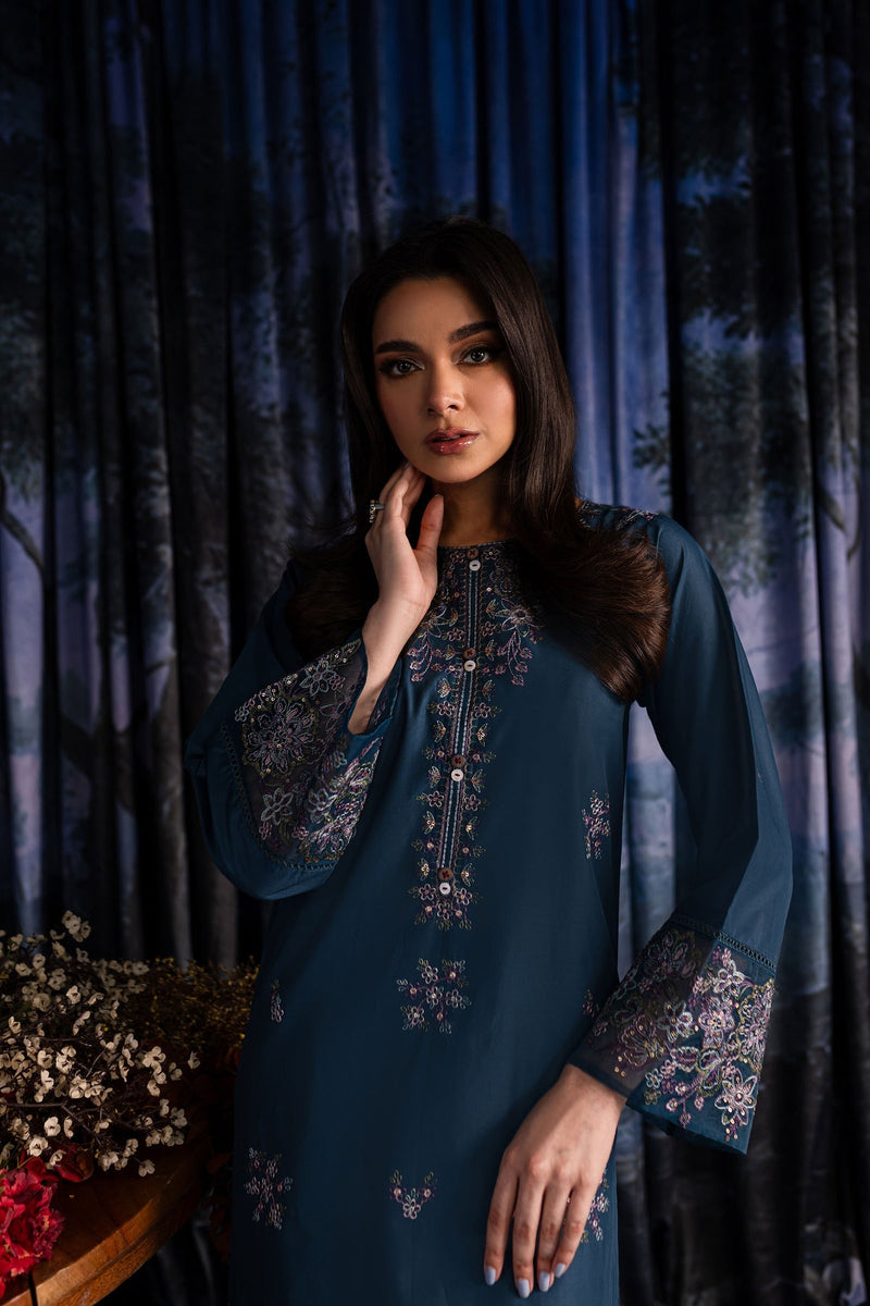 Winter - Zoe - 2Pc Embroidered Dress