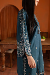 Winter - Blue Gem - 2Pc Embroidered Dress